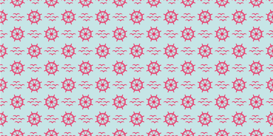 Alfombra vinílica infantil volantes náuticos - TenVinilo