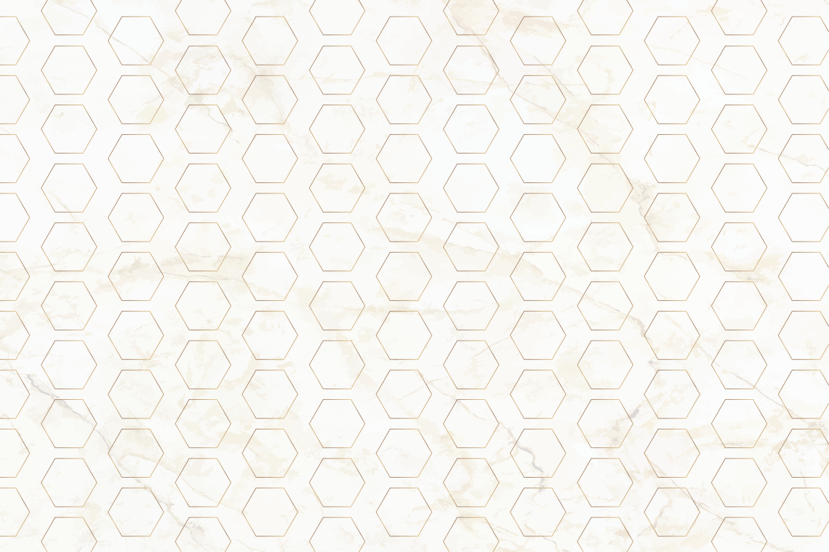 Alfombra vinílica efecto mármol patrón hexagonal - TenVinilo