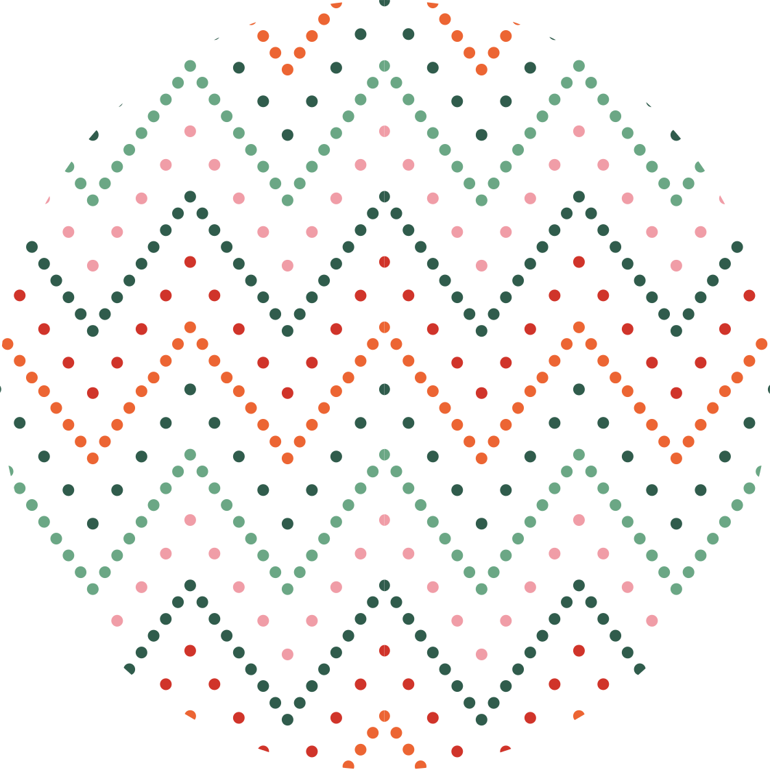 Alfombra vinílica estrellas patrón de puntos chevron - TenVinilo