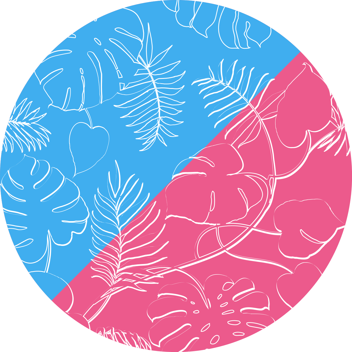 Alfombra vinílica naturaleza trópicos frondosos - TenVinilo