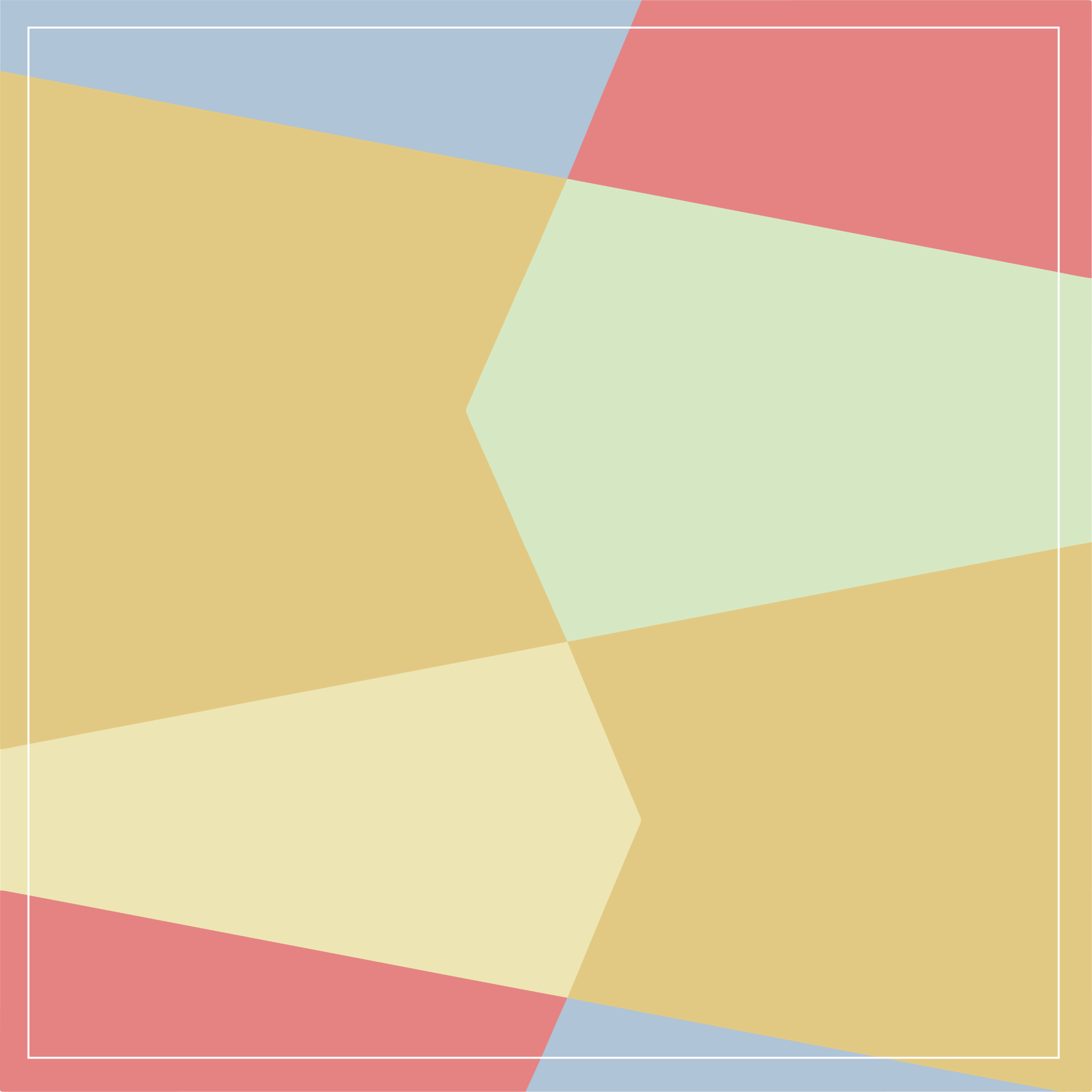 Alfombra vinílica geométrica composición geométrica viva - TenVinilo