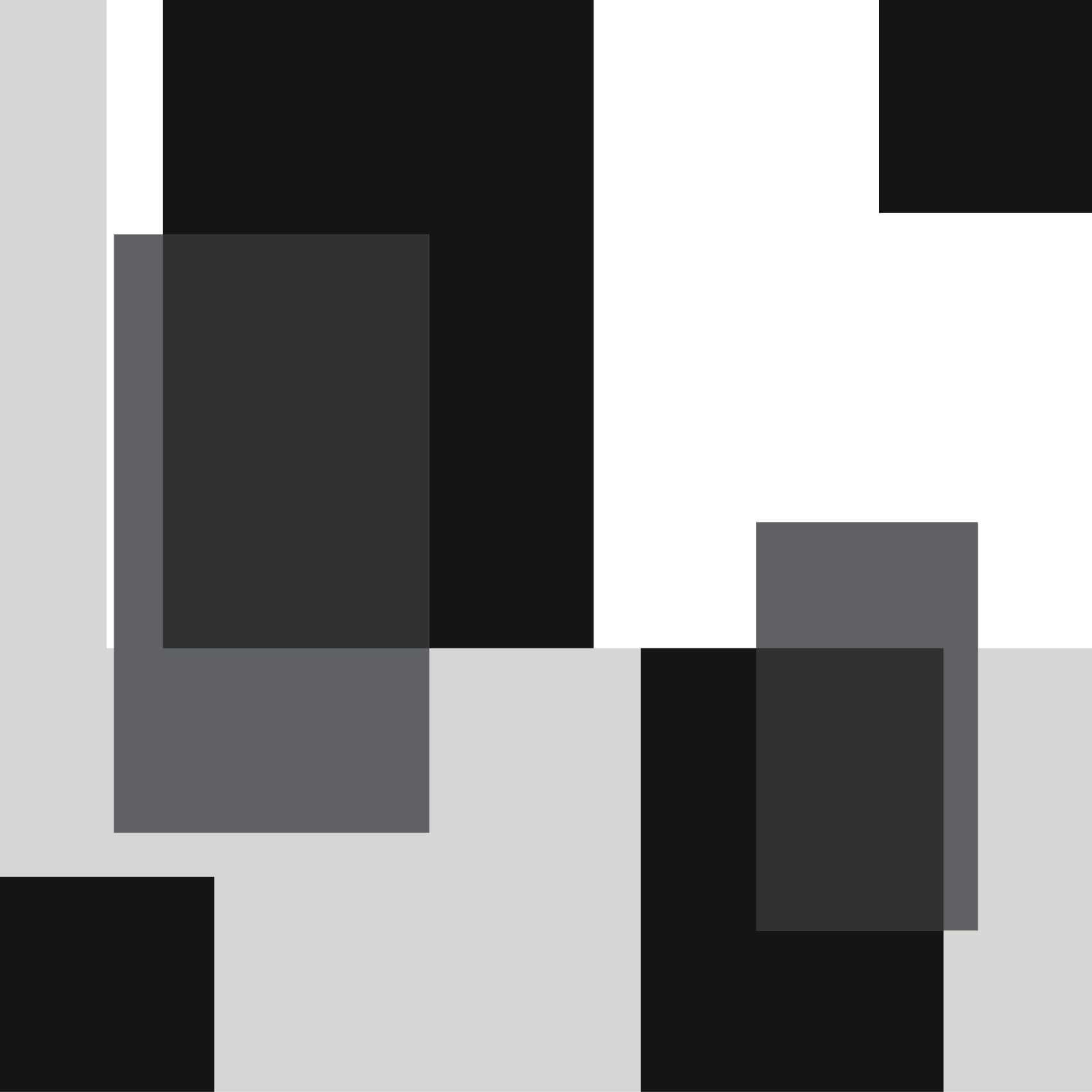 Alfombra vinílica minimalista diseño cuadrado monocromático - TenVinilo