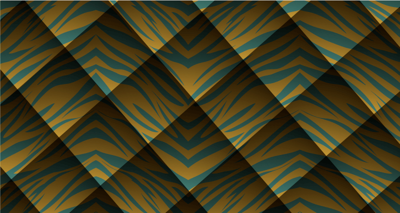 Alfombra vinílica animal print concepto de raya de tigre - TenVinilo