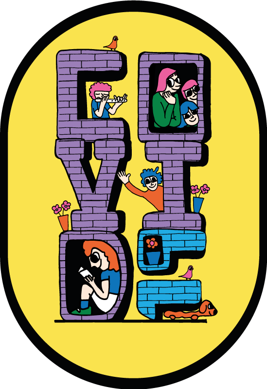 Alfombra vinílica infantil personajes en casa - TenVinilo