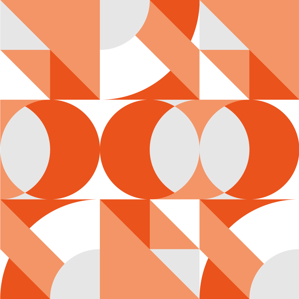 Alfombra vinílica geométrica motivo geométrico retro - TenVinilo