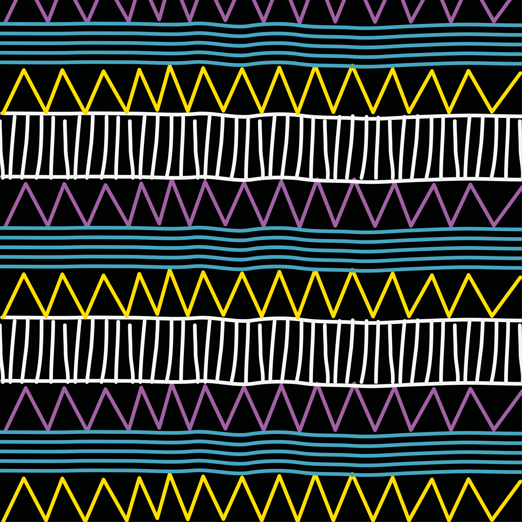 Alfombra vinílica geométrica juego de patrones coloridos - TenVinilo