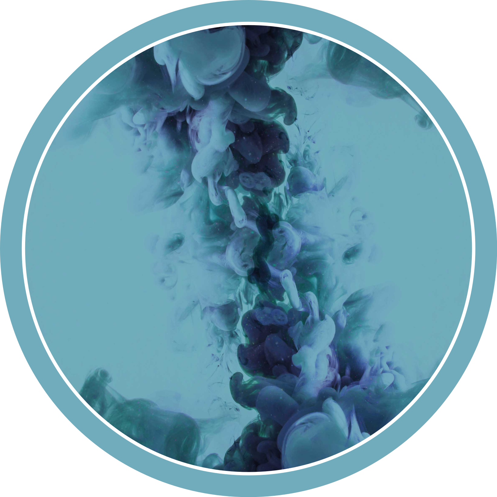 Alfombra vinilo baño ondas fluidas de color verde azulado - TenVinilo