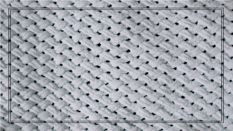 Alfombra vinílica textura patrón de tejido elegante - TenVinilo