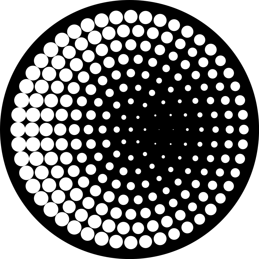 Alfombra vinílica geométrica patrón de puntos - TenVinilo