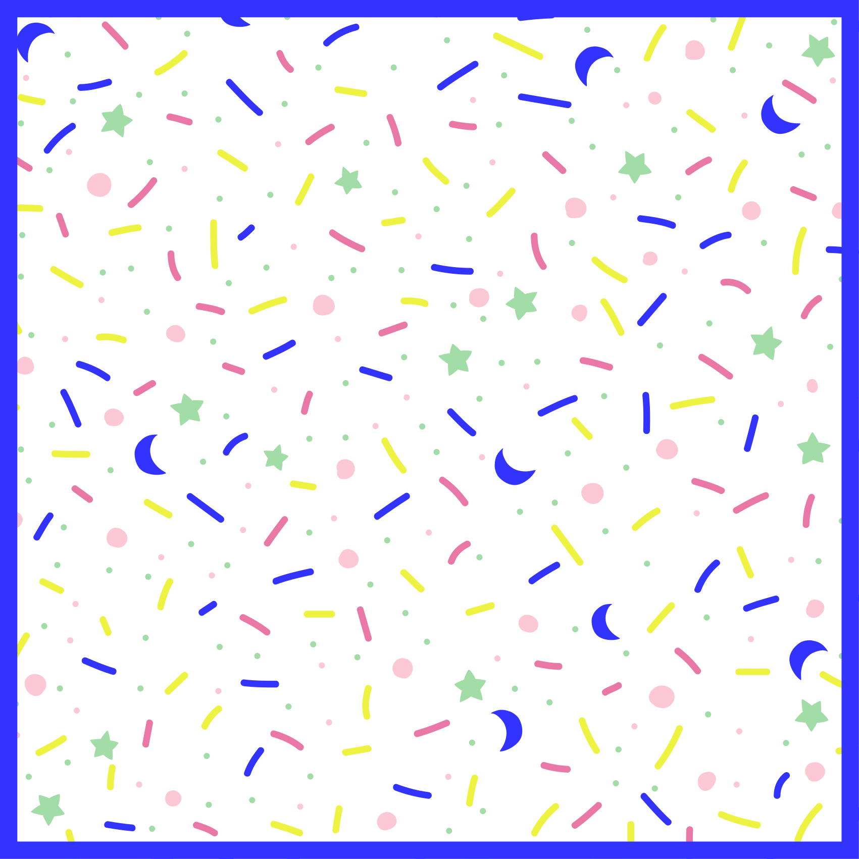 Alfombra vinílica infantil fiesta de formas coloridas - TenVinilo