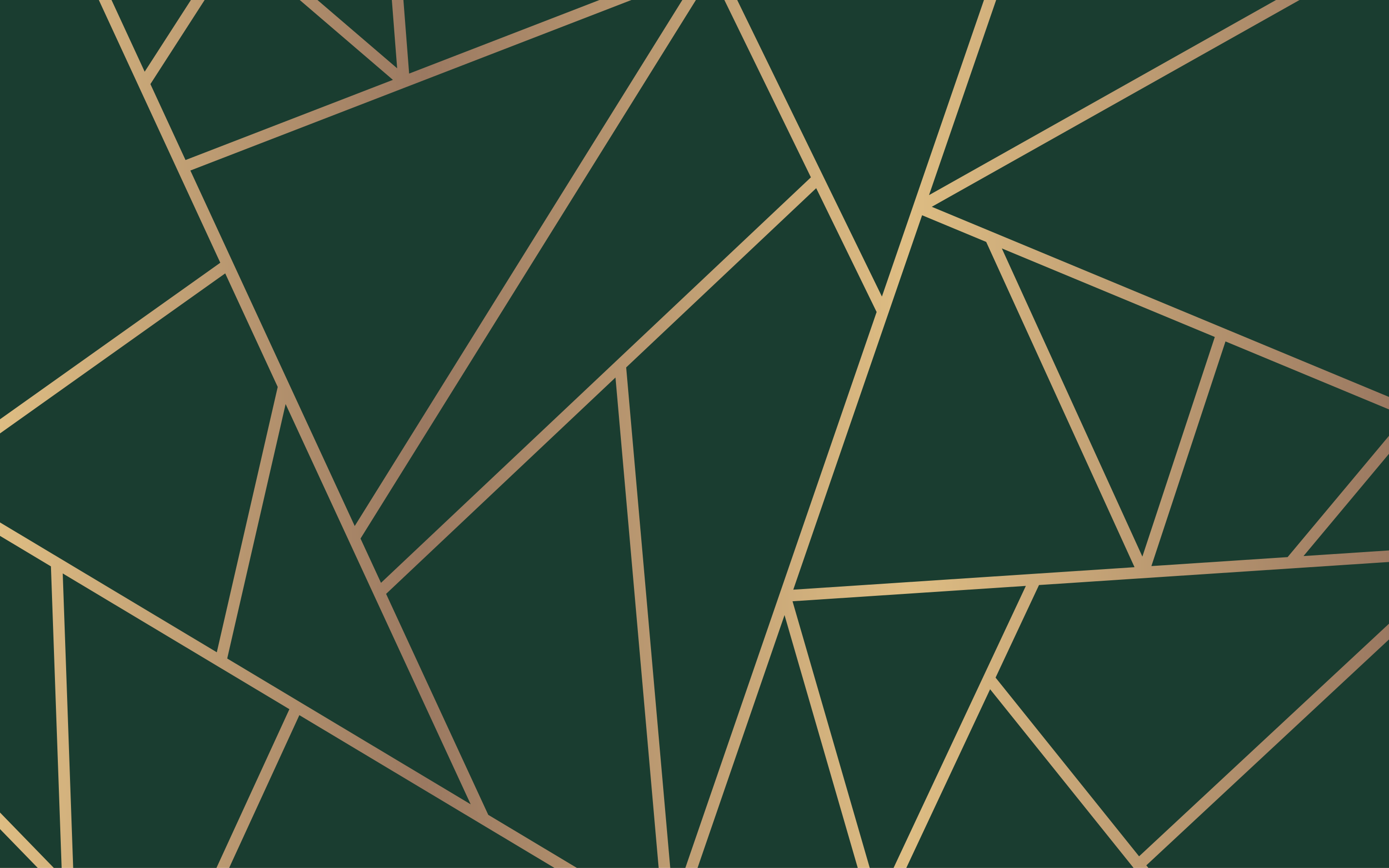 Alfombra vinílica geométrica líneas verdes elegantes - TenVinilo