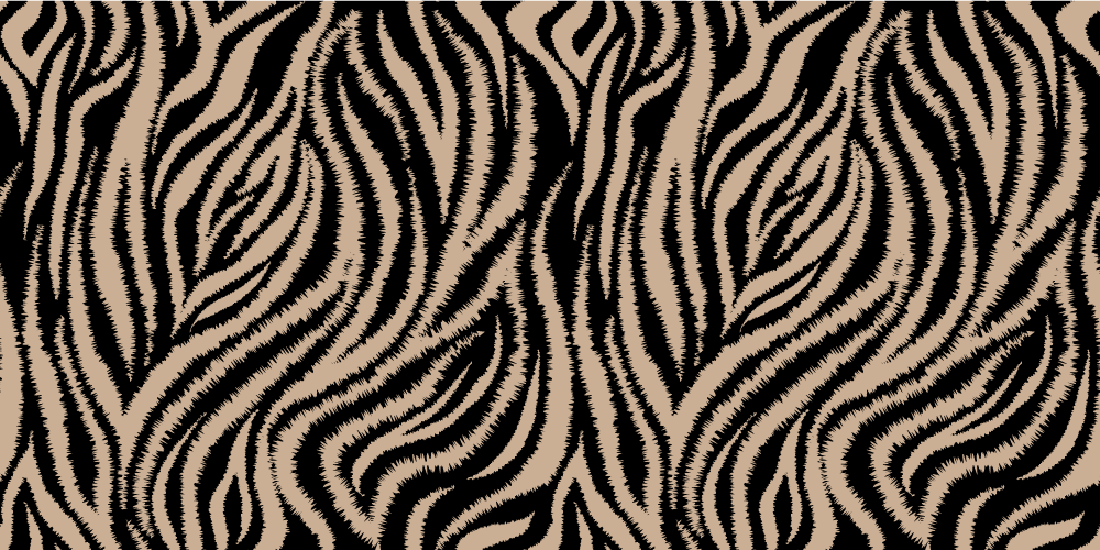 Alfombra vinílica animal print diseño de rayas zebra - TenVinilo