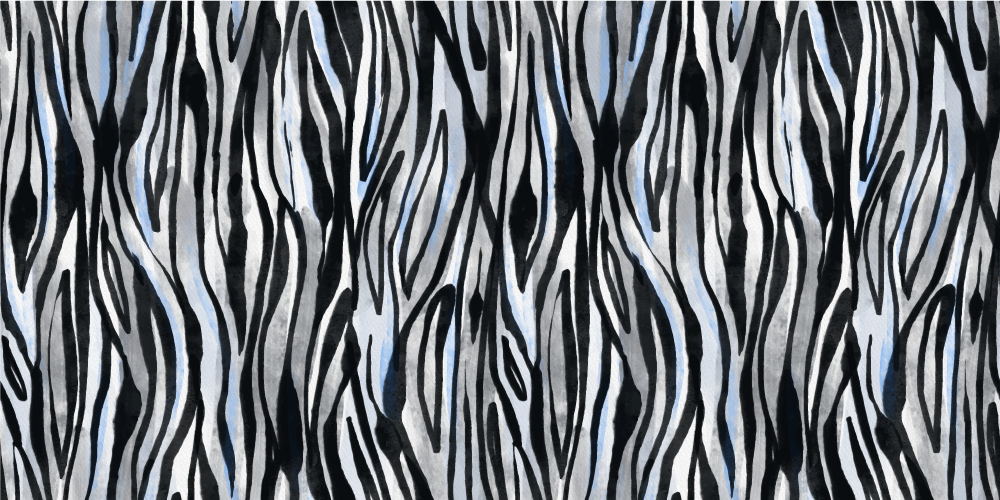 Alfombra vinílica animal print piel cebra - TenVinilo