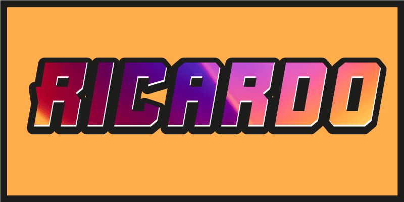 Alfombra vinílica juvenil nombre texturizado personalizado - TenVinilo