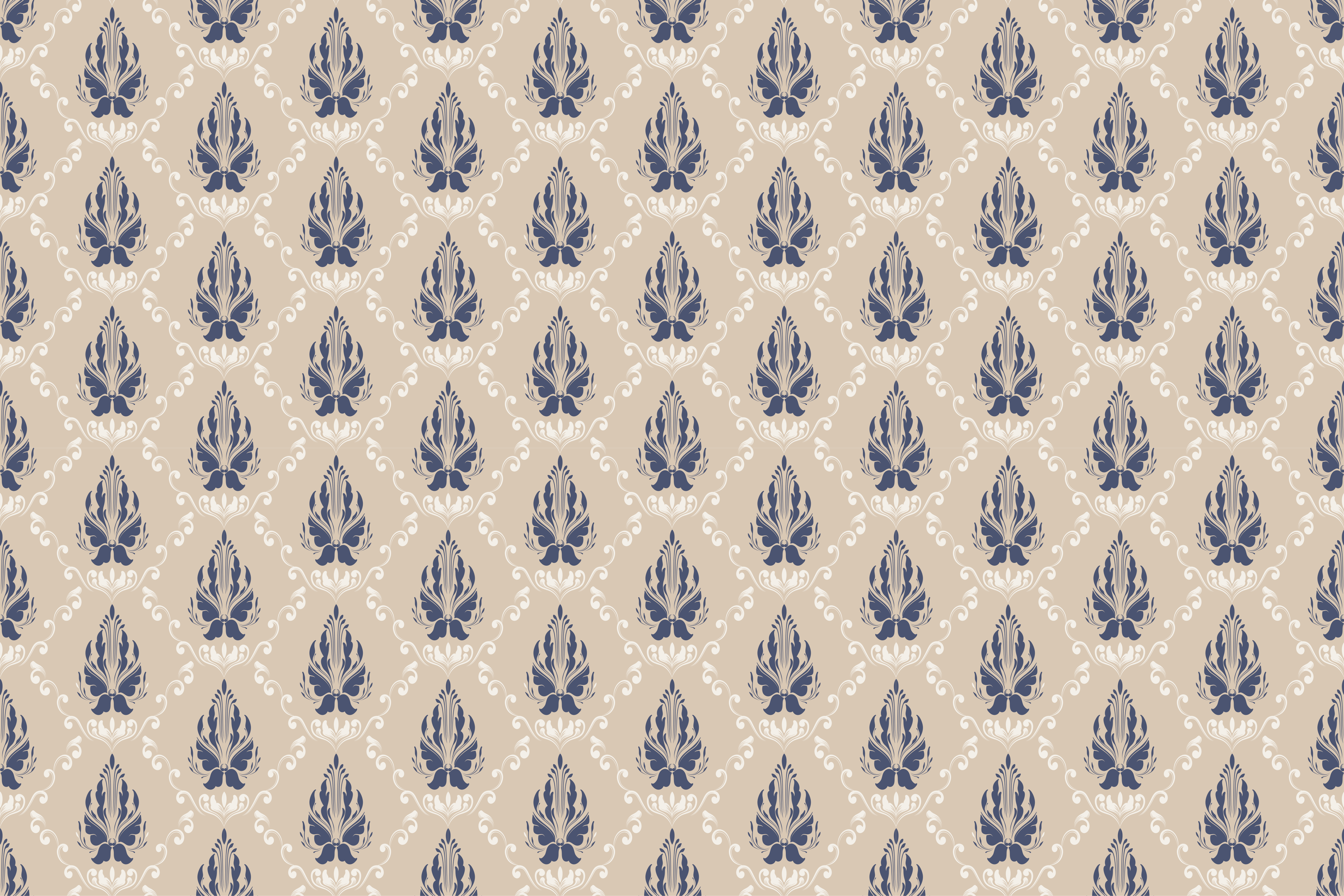 Alfombra vinilo salón delicados motivos florales - TenVinilo