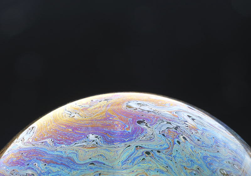 Alfombra vinilo salón esfera de color cósmica - TenVinilo