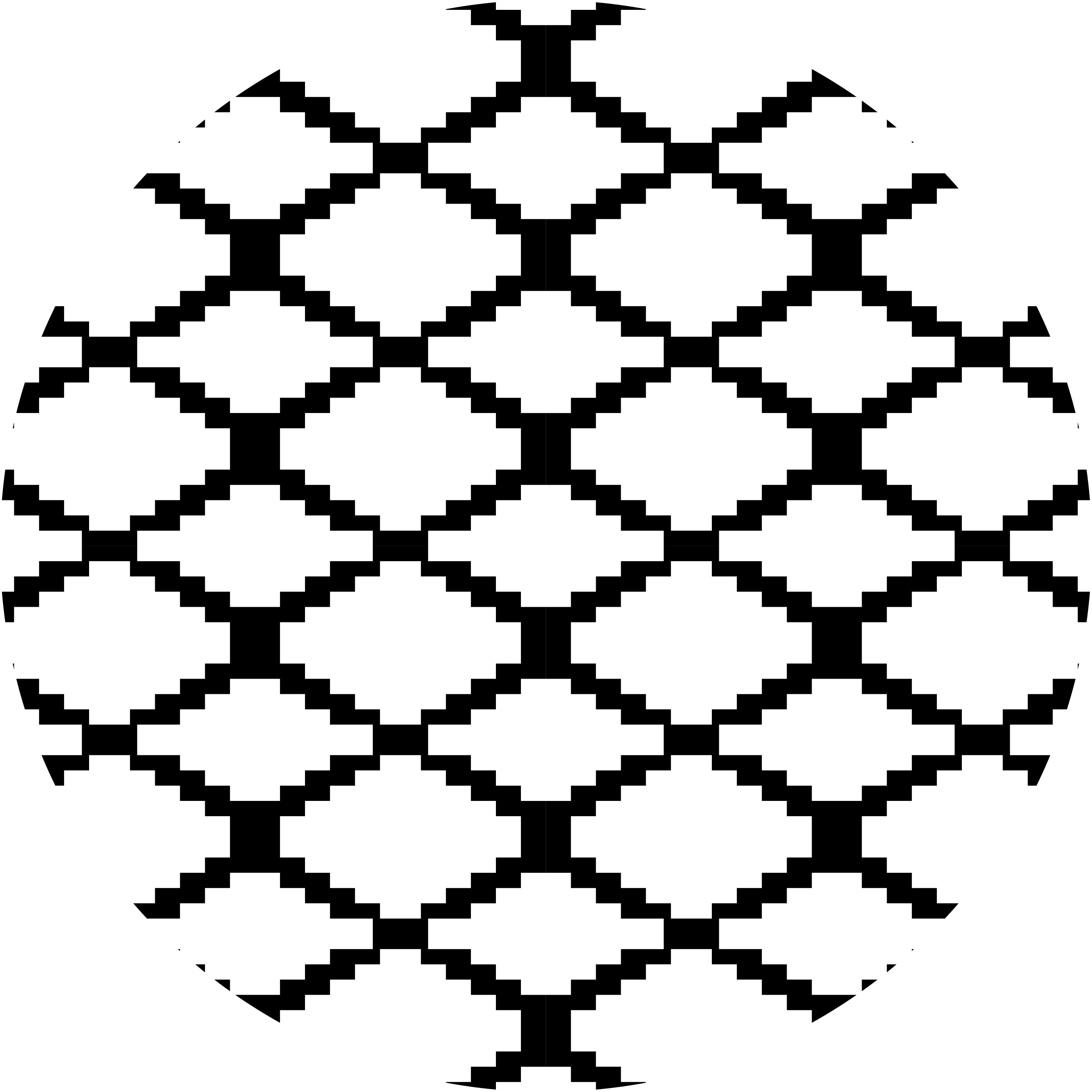 Alfombra vinílica geométrica blanco y negro moderno - TenVinilo