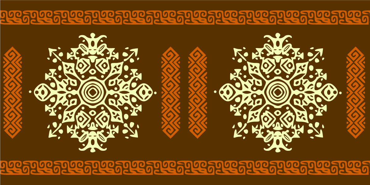 Alfombra vinílica mandala conjunto de motivos mandala - TenVinilo