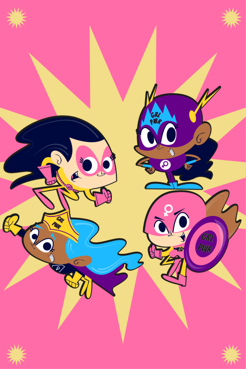 Alfombra vinílica infantil superhéroes - TenVinilo