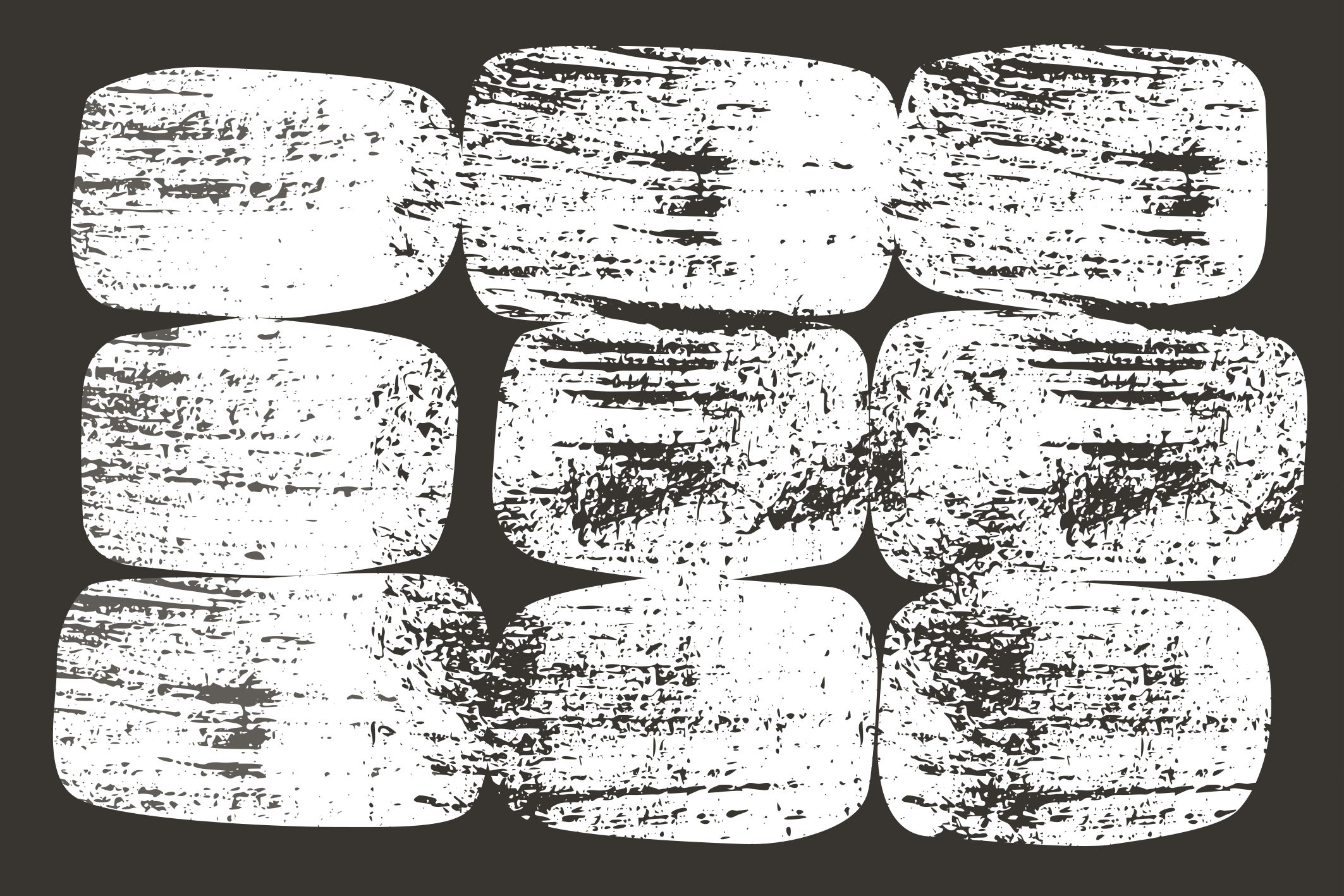 Alfombra vinilo rectangular bloques abstractos - TenVinilo