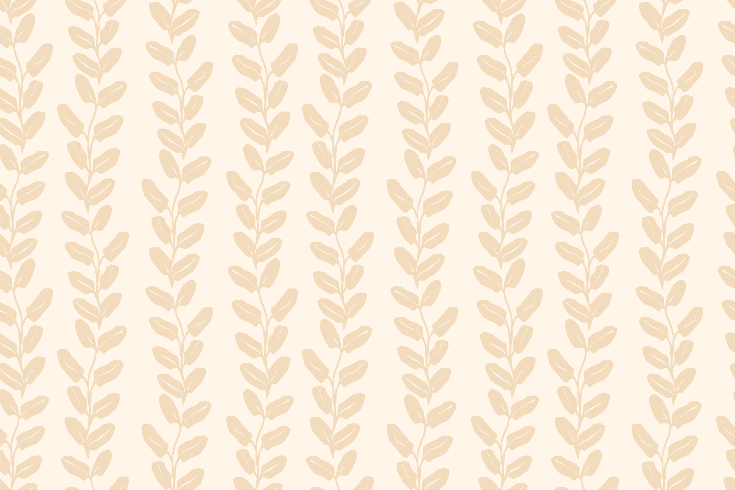 Alfombra vinilo flores patrón botánico - TenVinilo