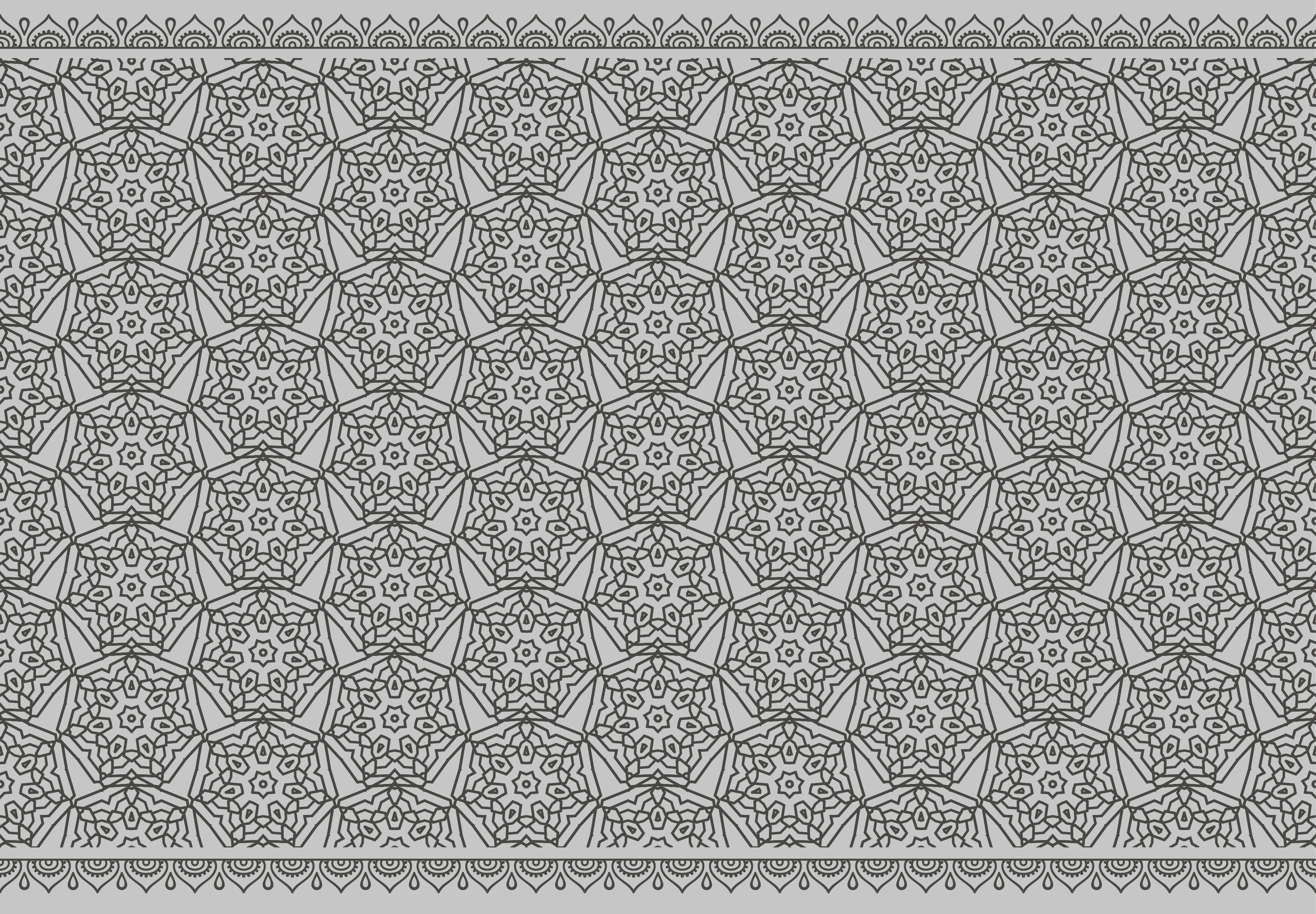 Alfombra vinilo patrones árabes - TenVinilo