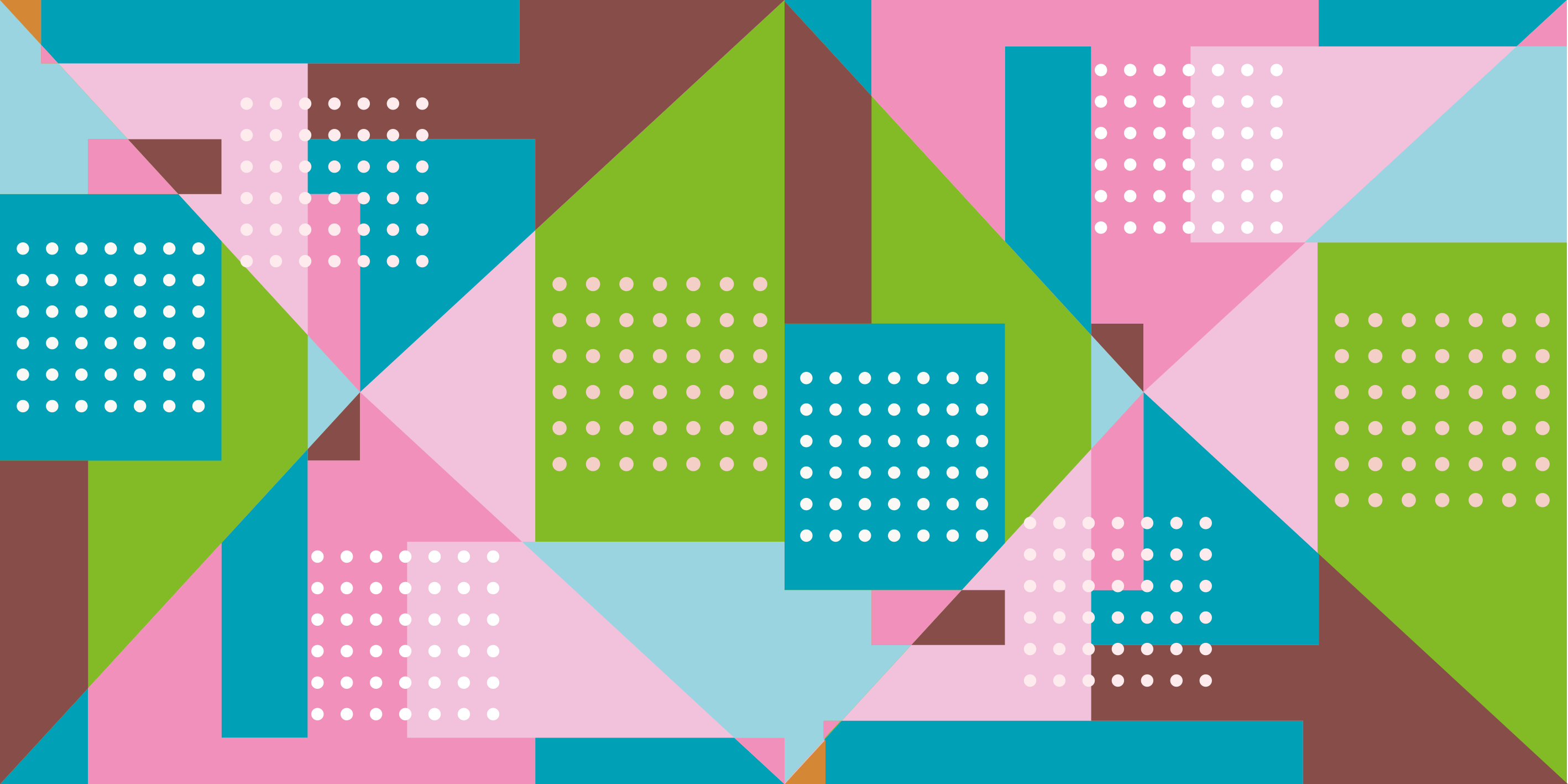 Alfombra vinílica geométrica fusión de formas geométricas - TenVinilo