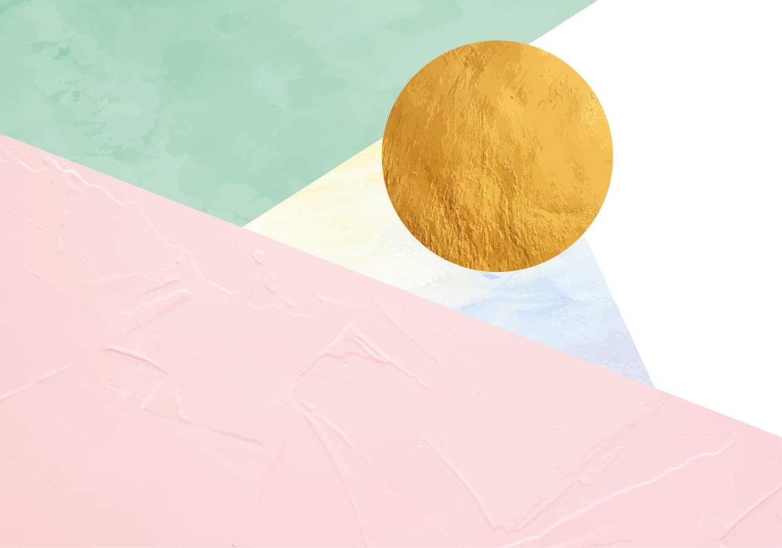 Alfombra vinilo formas abstractas tonos pastel - TenVinilo