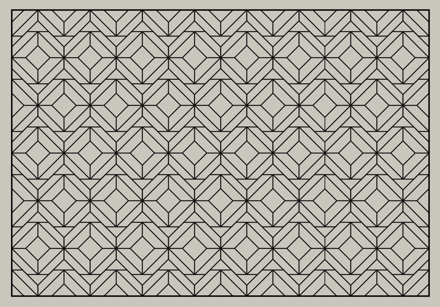 Alfombra vinilo baño patrón geométrico - TenVinilo