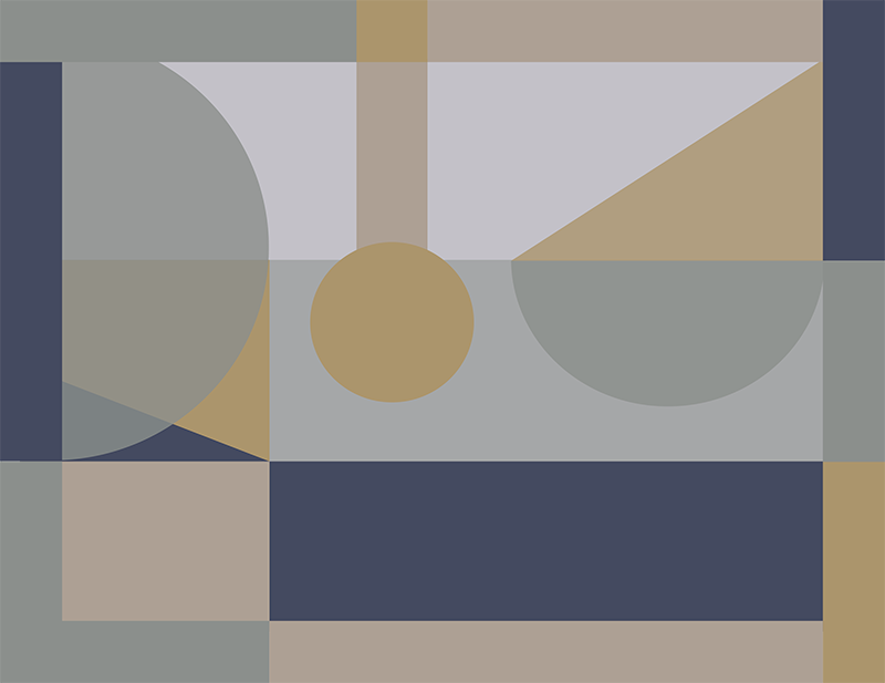 Alfombra vinilo salón geométrica Artifact - TenVinilo