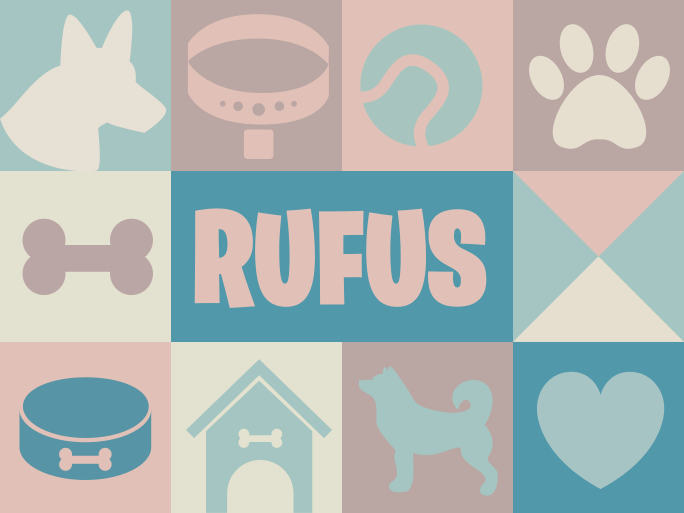 Alfombra vinílica animales de perros personalizable - TenVinilo