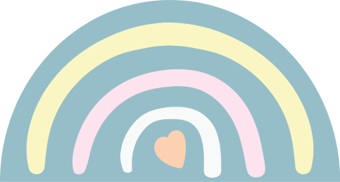 Alfombra vinílica infantil alfombra arcoíris - TenVinilo