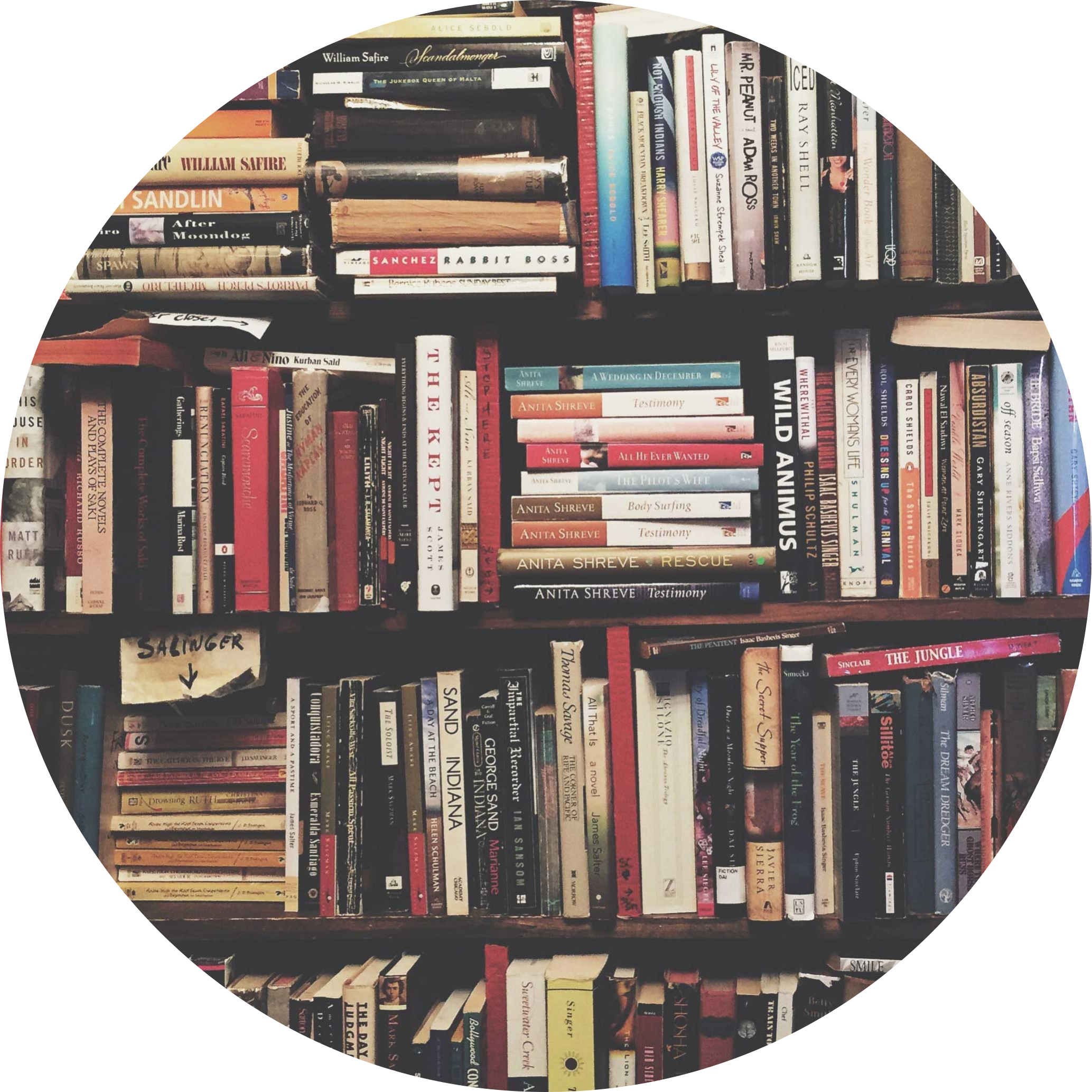 Alfombra vinílica vintage libros desordenados - TenVinilo