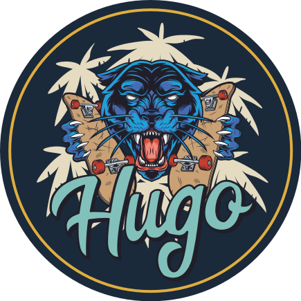 Alfombra vinílica animal pantera personalizable - TenVinilo