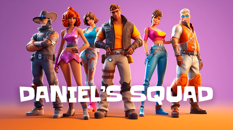 Alfombra vinílica juvenil grupo personajes videojuego - TenVinilo