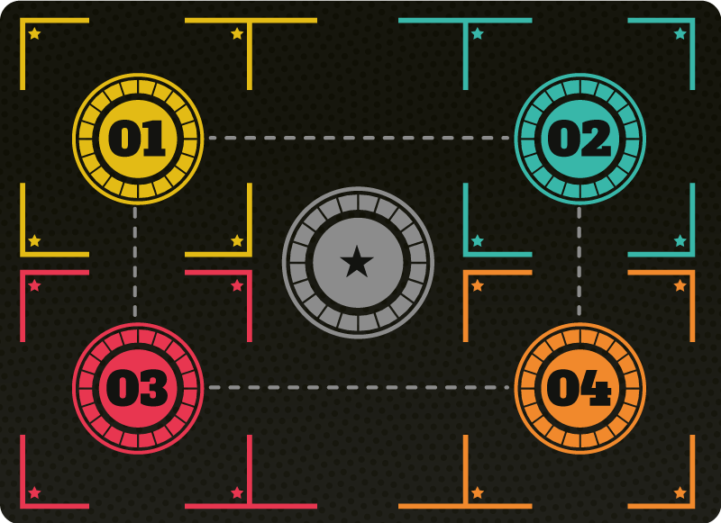 Alfombra vinílica infantil entrenamiento de baloncesto - TenVinilo