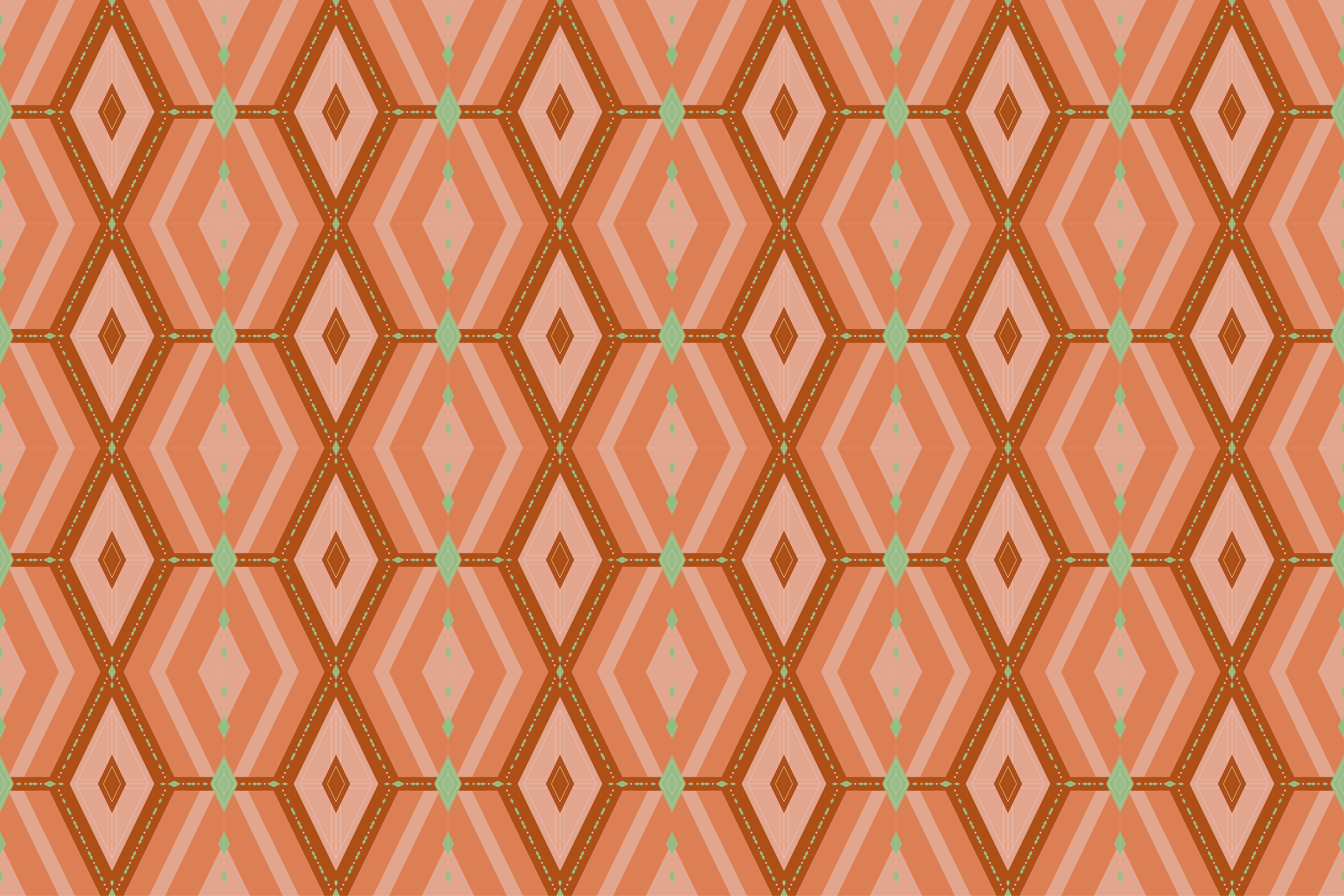 Alfombra vinílica geométrica armonía patrón geométrico - TenVinilo