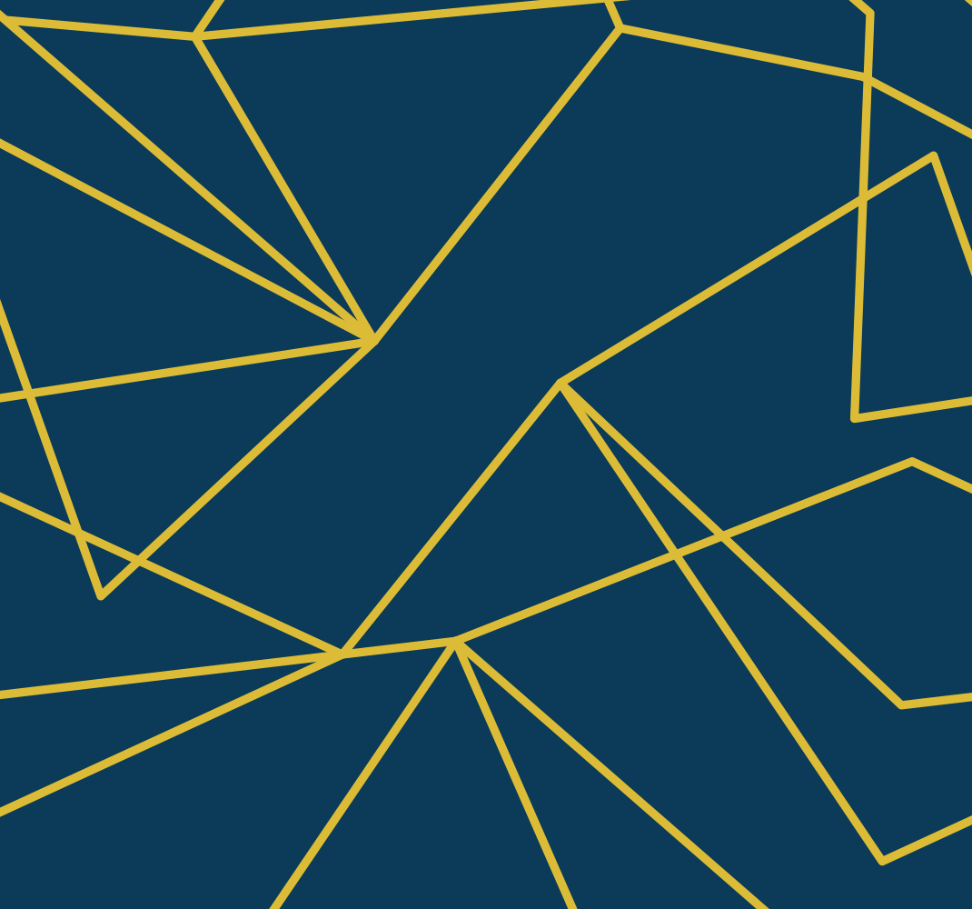 Alfombra vinilo azul líneas geométricas doradas - TenVinilo