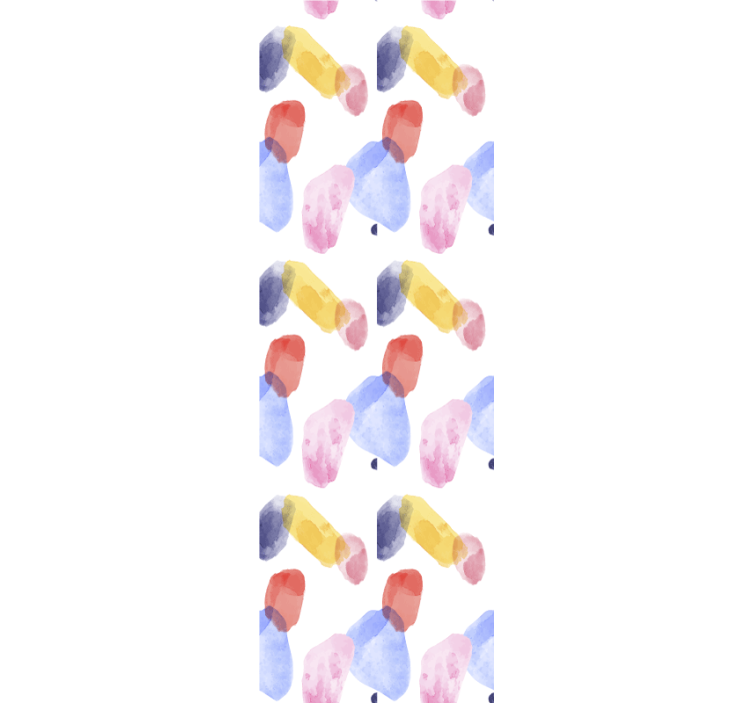 Papel pintado abstracto patrones de colores suaves - TenVinilo