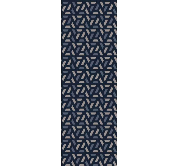 Papel pintado geométrico disposición dinámica de patrones - TenVinilo