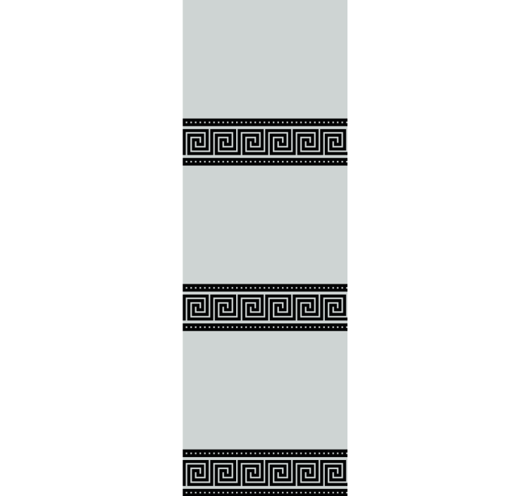 Papel pintado ornamental motivo griego clásico - TenVinilo