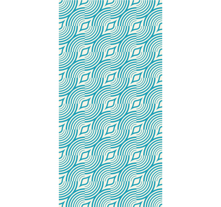 Papel pintado abstracto formas de ondas fluidas - TenVinilo