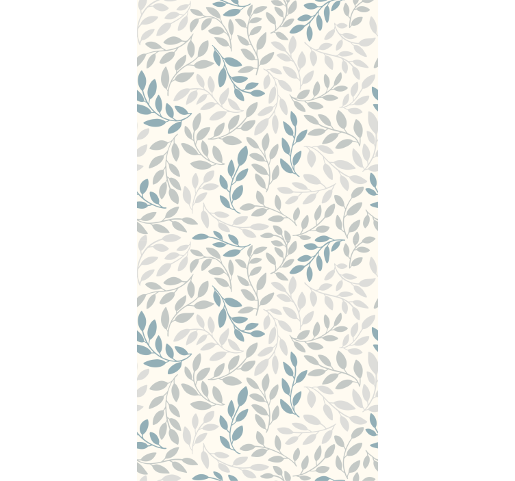 Papel pintado hojas disposición elegante de hojas - TenVinilo