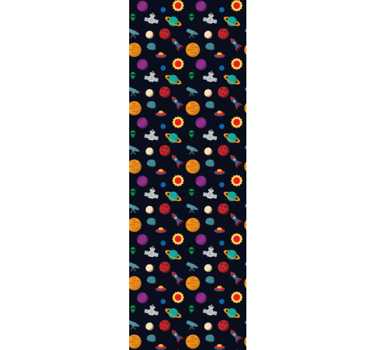 Papel pintado estrellas escena de aventura cósmica - TenVinilo