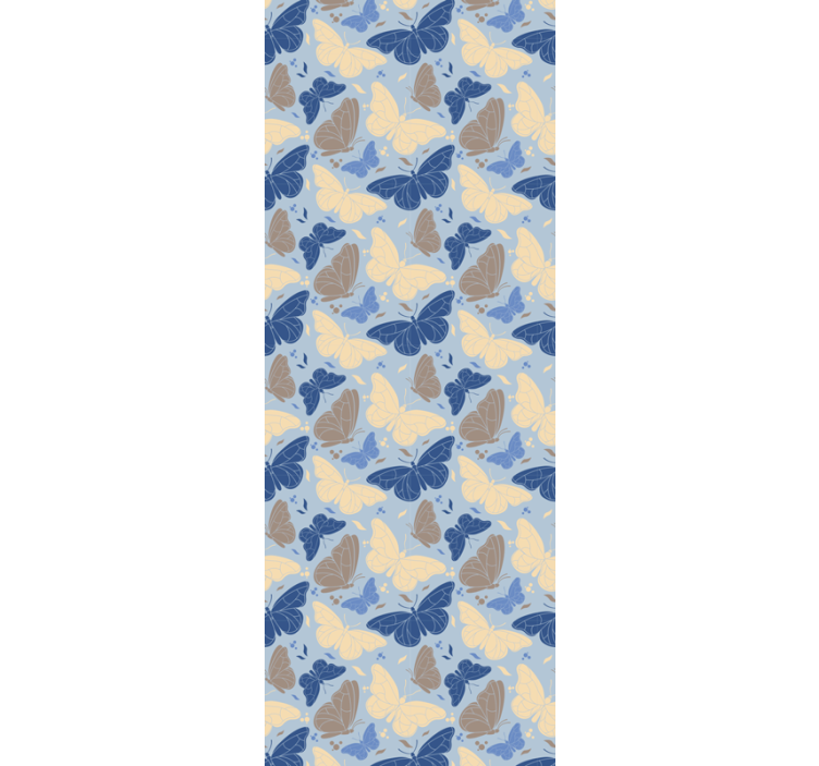 Papel pintado mariposas insectos coloridos revoloteando - TenVinilo