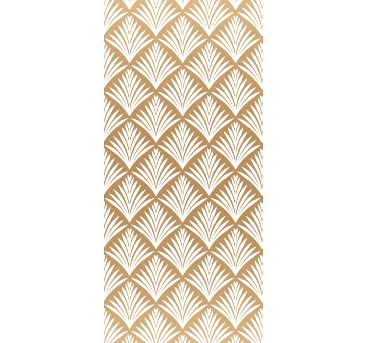 Papel pintado ornamental elegante detalle arqueado - TenVinilo