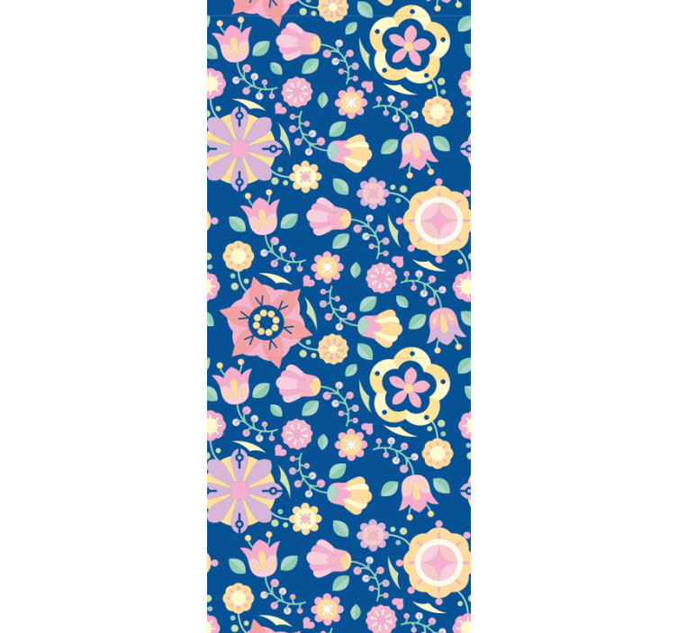 Papel pintado flores composición de flores - TenVinilo