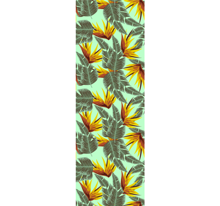 Papel pintado naturaleza explosión de follaje tropical - TenVinilo