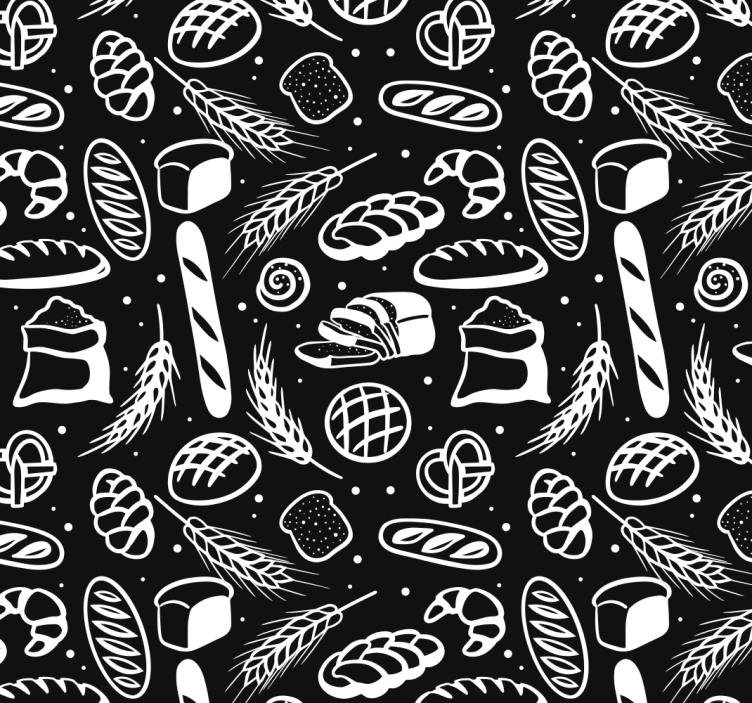 Papel pintado personalizable panadería - TenVinilo