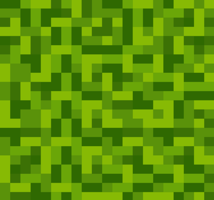 Papel pintado juvenil diseño de juego cuadrado verde - TenVinilo